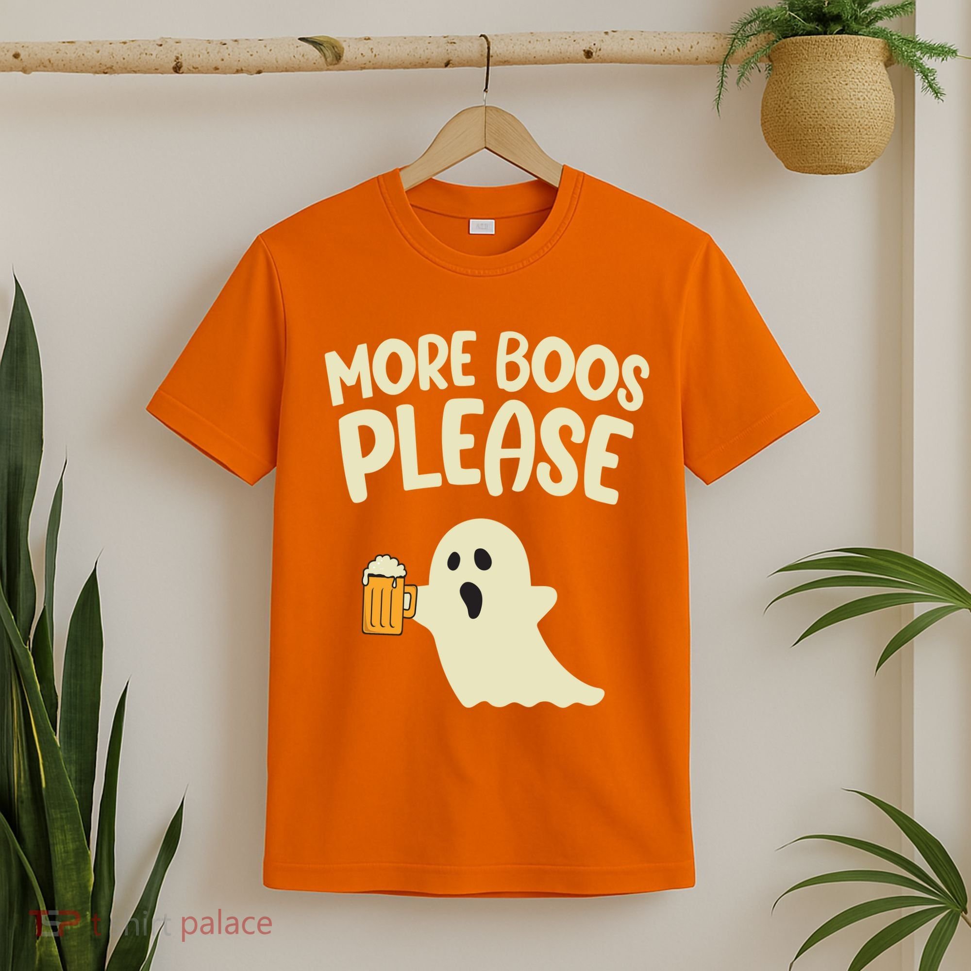 More Boos Please Cute Funny Halloween Ghost Party T-Shirt
