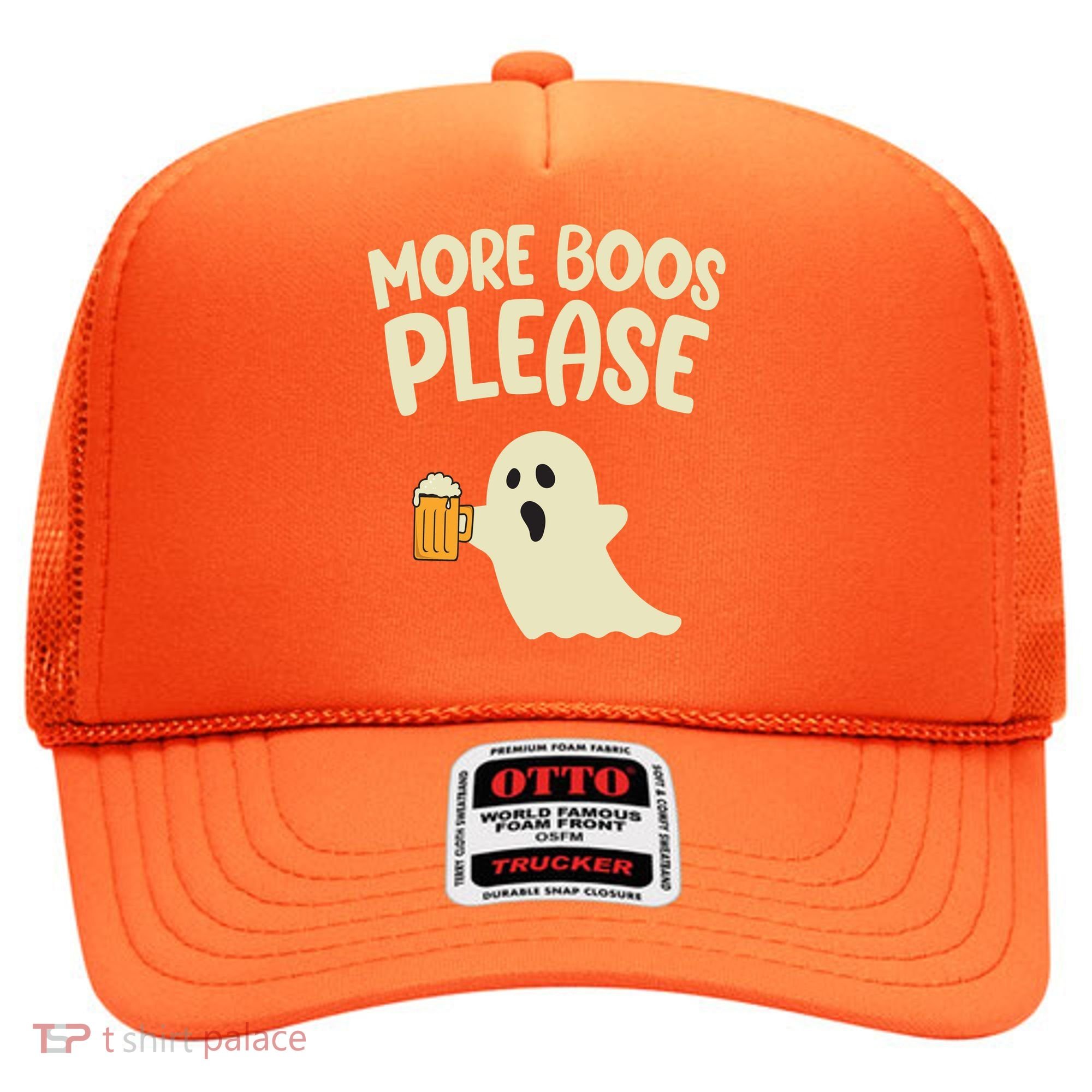 More Boos Please Cute Funny Halloween Ghost Party Hat
