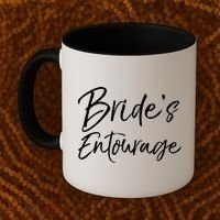 Matching Bachelorette Party Bridesmaids Bride's Entourage Gift Coffee Mug thumb 2