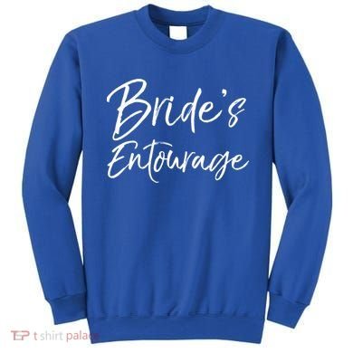 Matching Bachelorette Party Bridesmaids Bride's Entourage Gift Sweatshirt