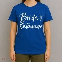 Matching Bachelorette Party Bridesmaids Bride's Entourage Gift T-Shirt thumb 4
