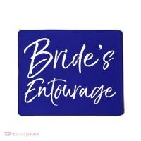 Matching Bachelorette Party Bridesmaids Bride's Entourage Gift Mousepad thumb 0
