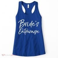 Matching Bachelorette Party Bridesmaids Bride's Entourage Gift Women's Tank Top thumb 0