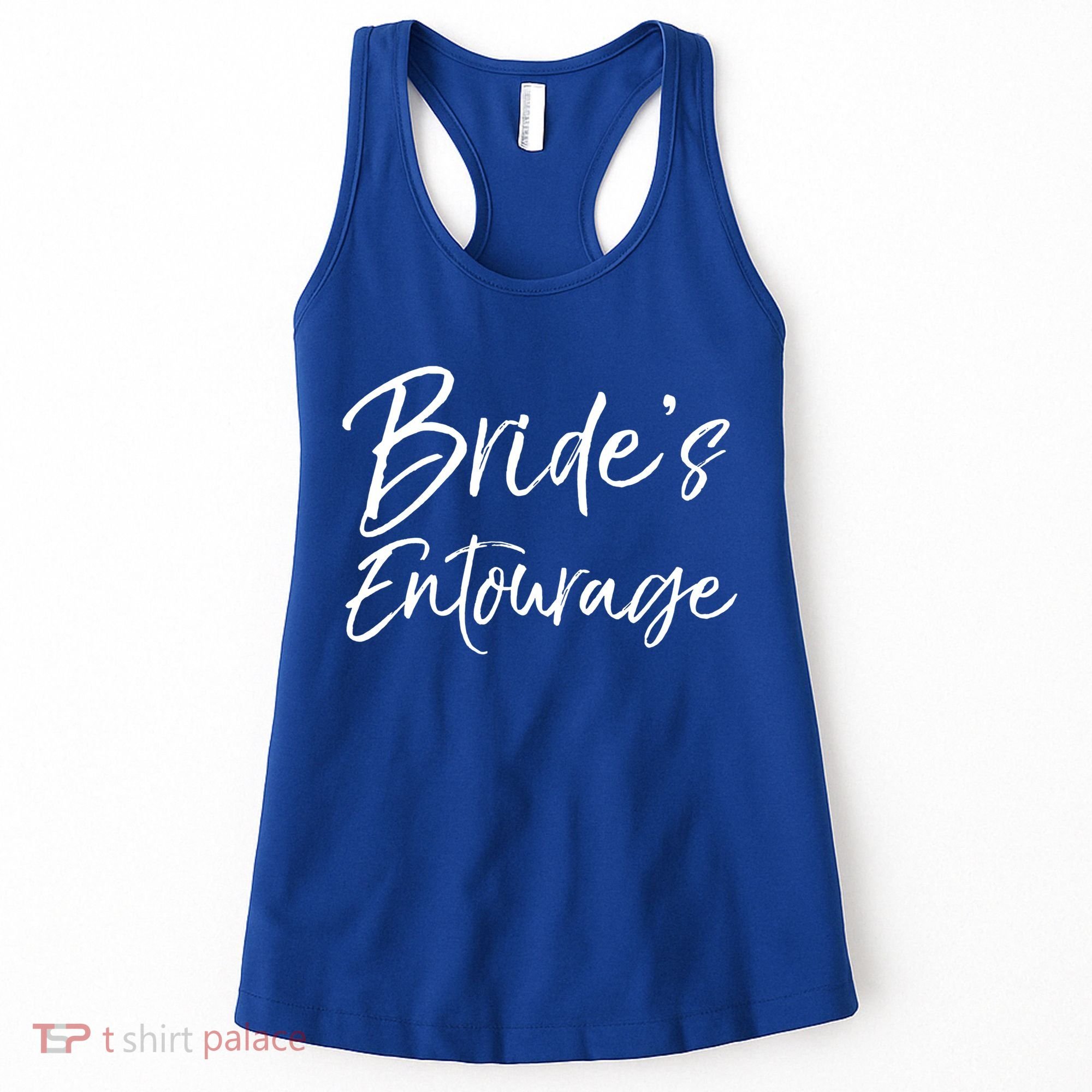 Matching Bachelorette Party Bridesmaids Bride's Entourage Gift Women's Tank Top