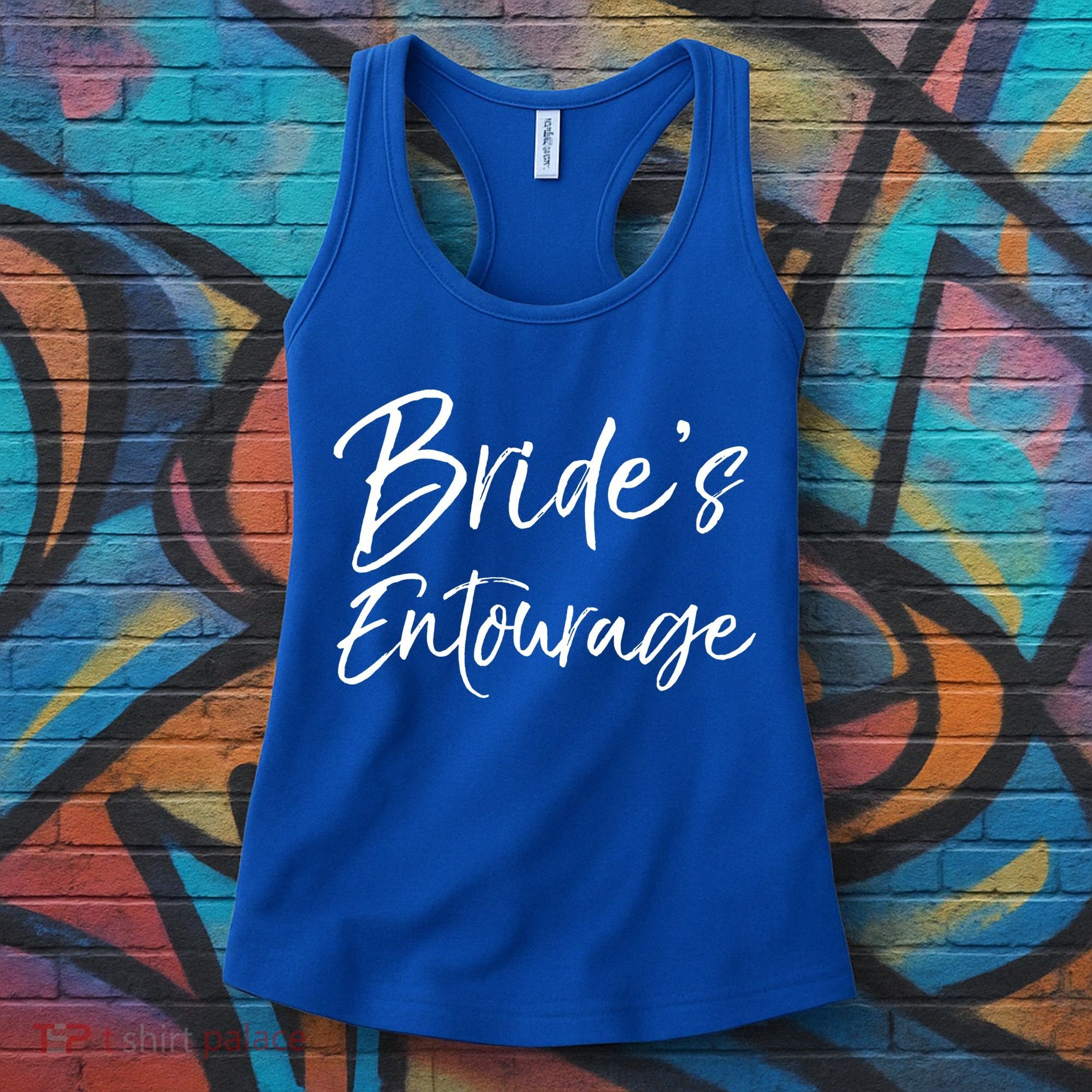 Matching Bachelorette Party Bridesmaids Bride's Entourage Gift Women's Tank Top