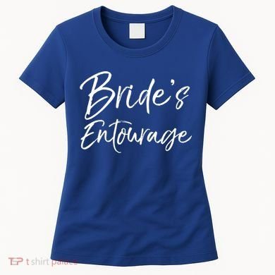 Matching Bachelorette Party Bridesmaids Bride's Entourage Gift Women's T-Shirt