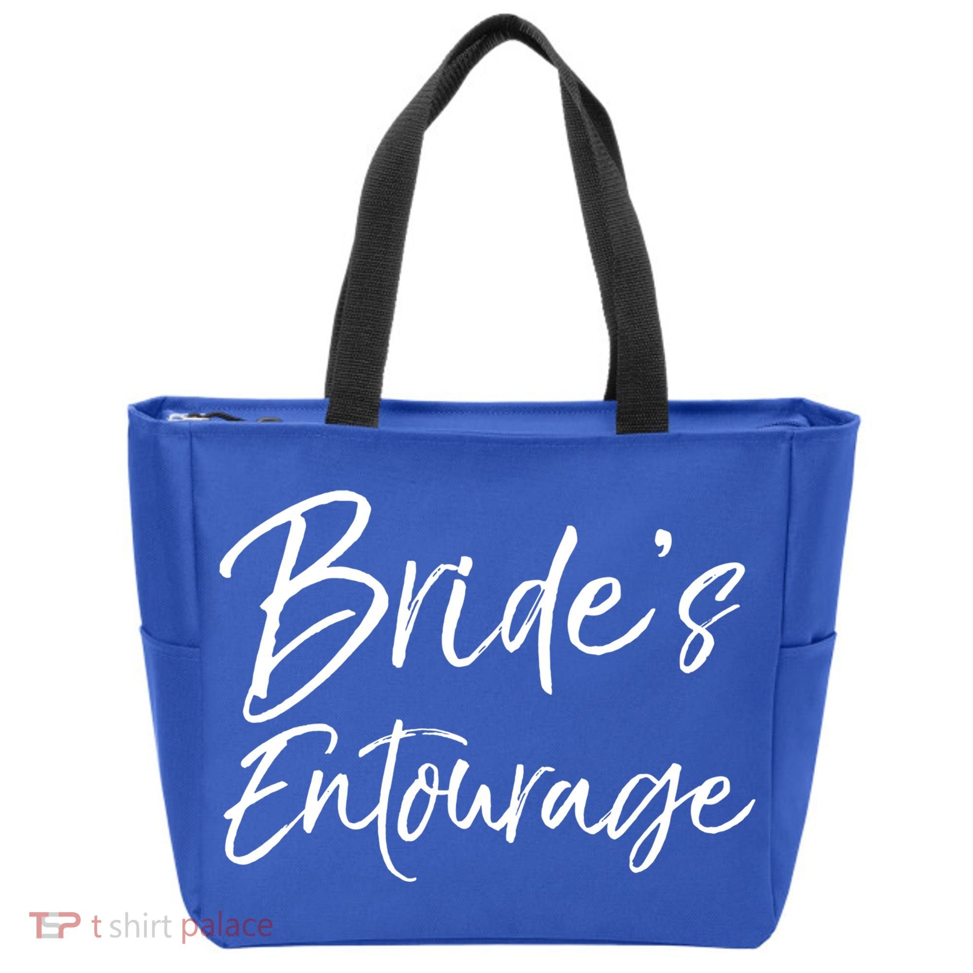 Matching Bachelorette Party Bridesmaids Bride's Entourage Gift Tote Bag