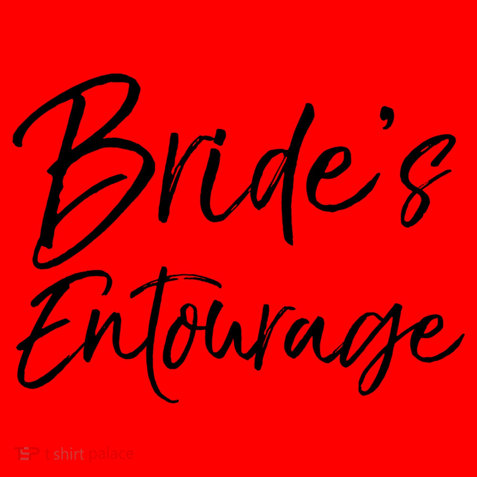 Matching Bachelorette Party Bridesmaids Bride's Entourage Gift Santa Hat