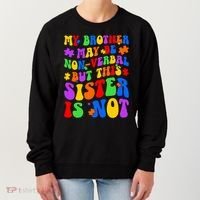 My Brother Proud Autism Sister Women's Sweatshirt thumb 0