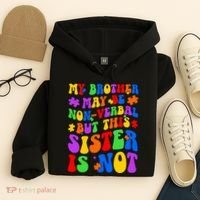 My Brother Proud Autism Sister Hoodie thumb 4
