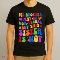 My Brother Proud Autism Sister T-Shirt thumb 3
