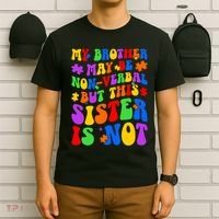 My Brother Proud Autism Sister T-Shirt thumb 6