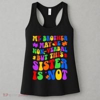 My Brother Proud Autism Sister Women's Tank Top thumb 3