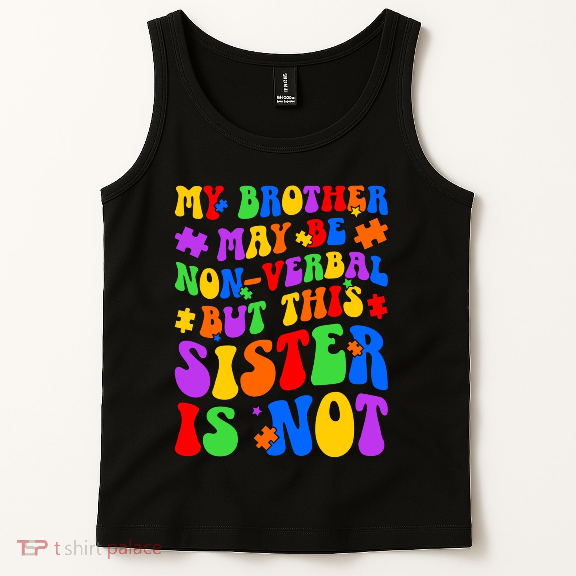 My Brother Proud Autism Sister Tank Top