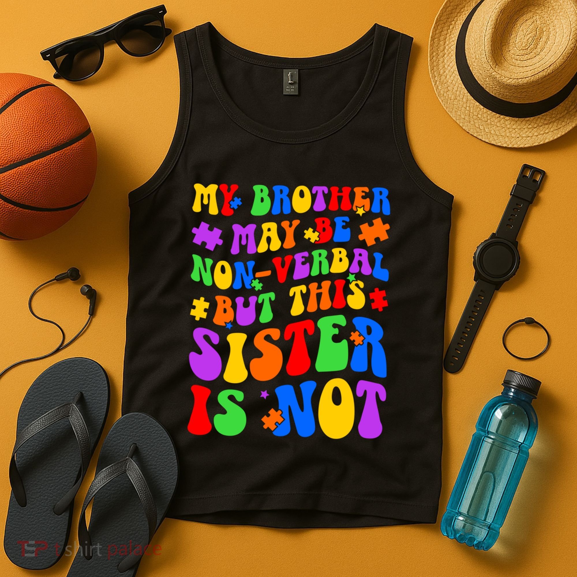 My Brother Proud Autism Sister Tank Top
