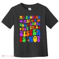 My Brother Proud Autism Sister Toddler T-Shirt thumb 0