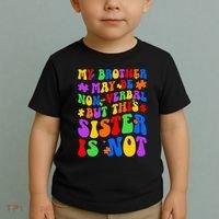 My Brother Proud Autism Sister Toddler T-Shirt thumb 2
