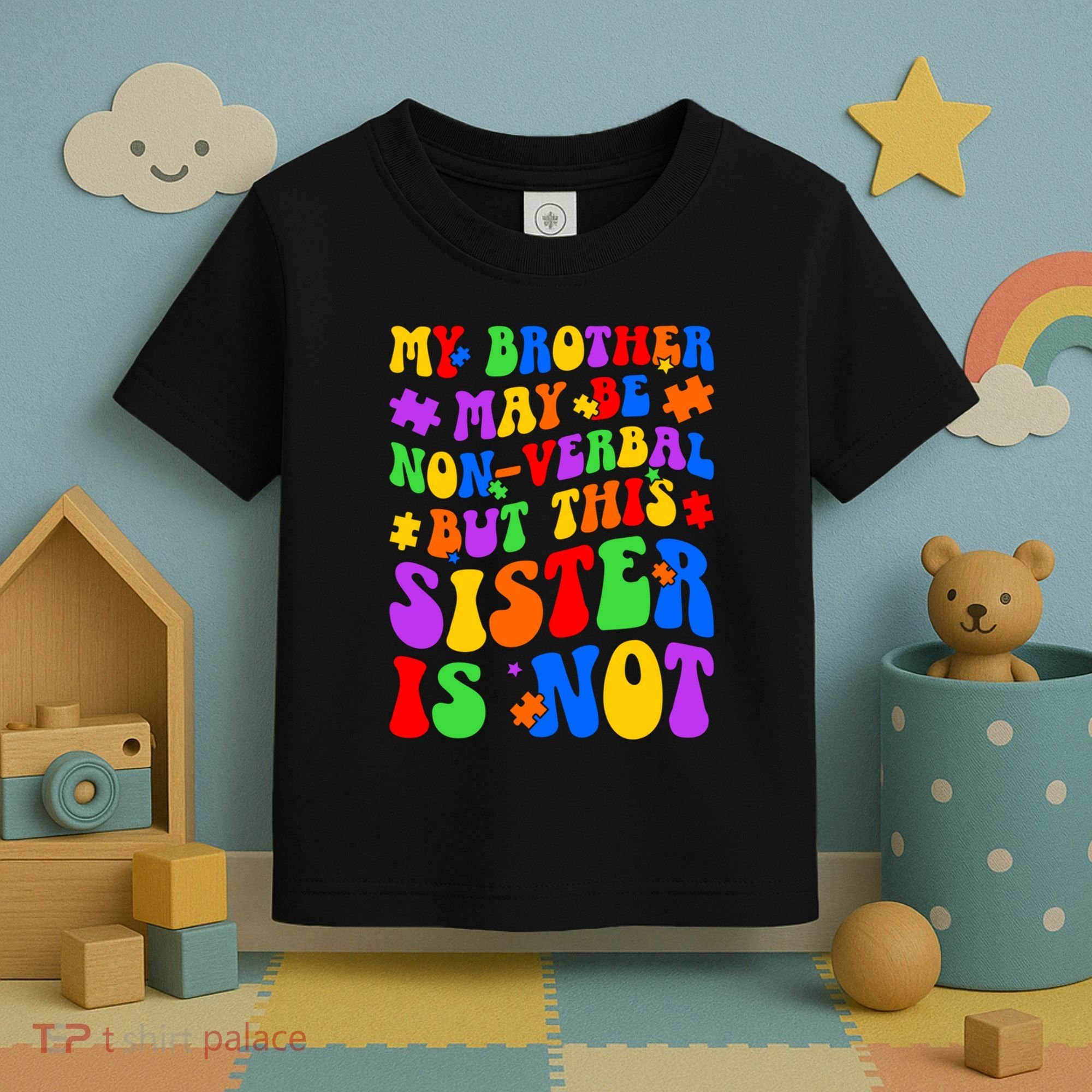 My Brother Proud Autism Sister Toddler T-Shirt