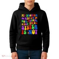 My Brother Proud Autism Sister Kids Hoodie thumb 4