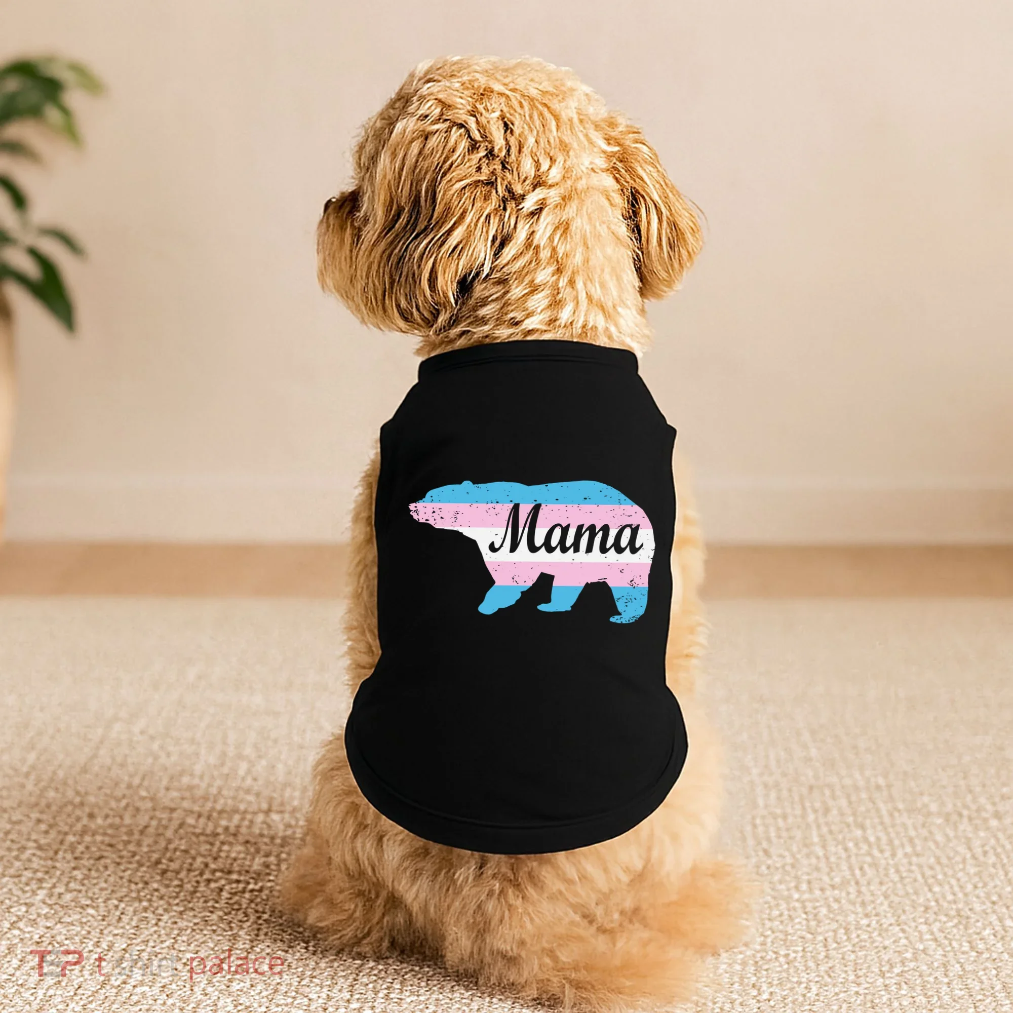 Mama Bear Pride Flag Doggie Tank