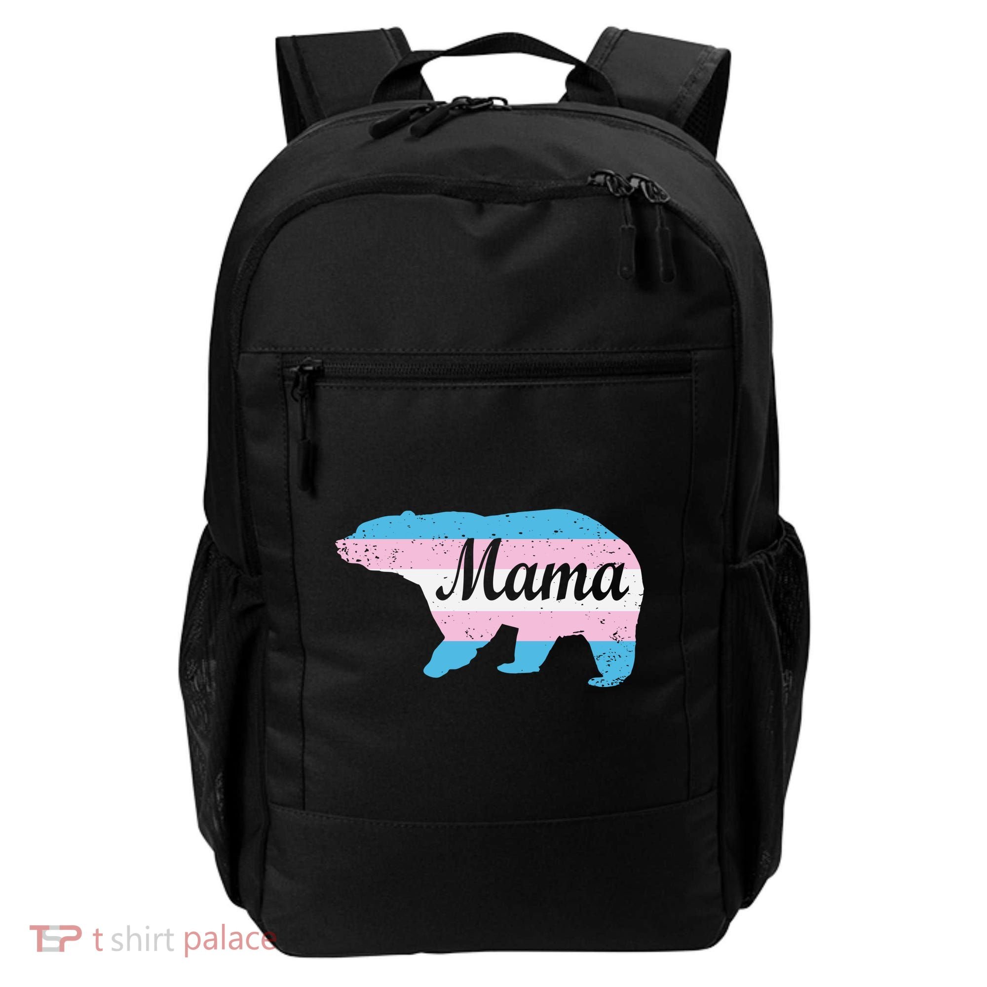 Mama Bear Pride Flag Backpack