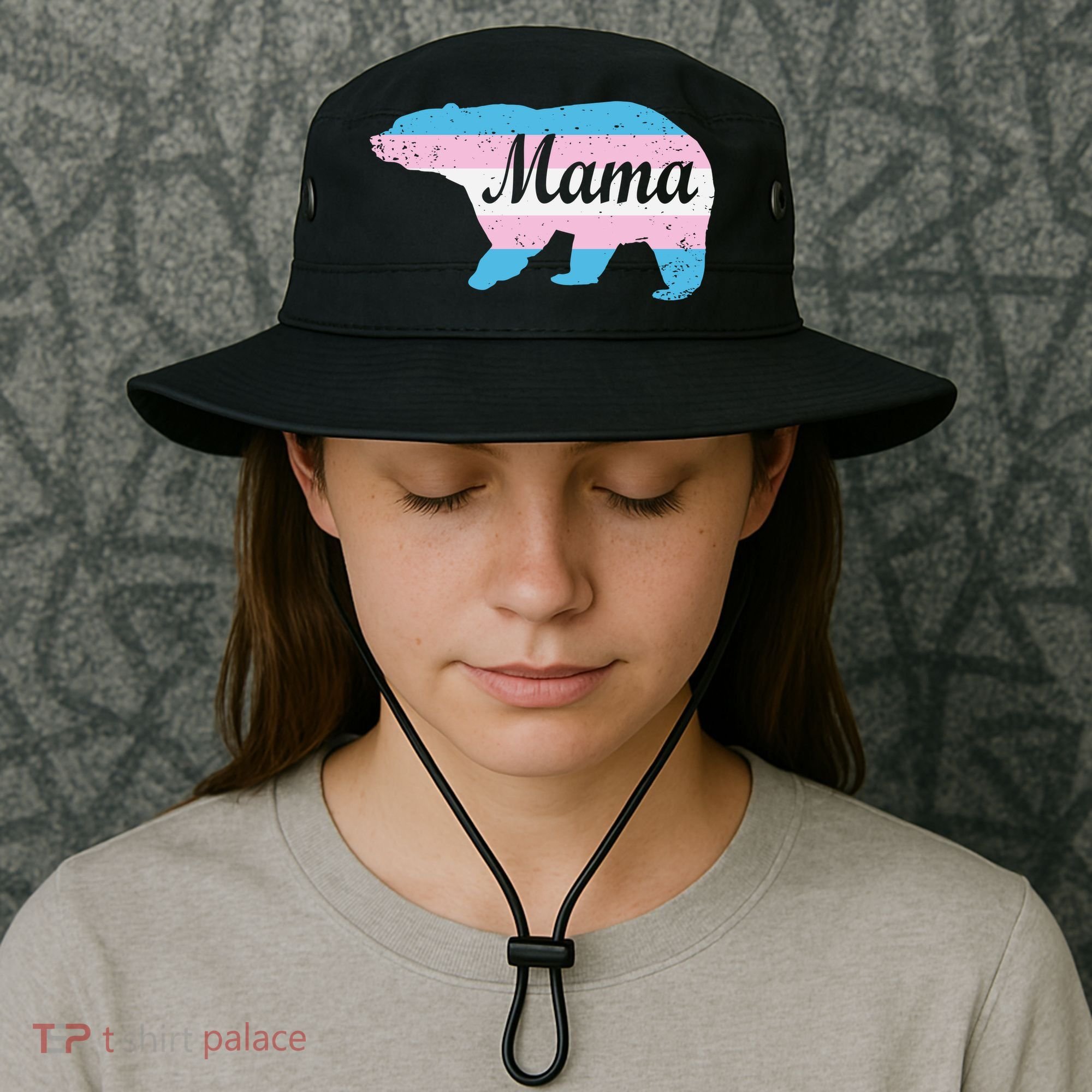 Mama Bear Pride Flag Bucket Hat