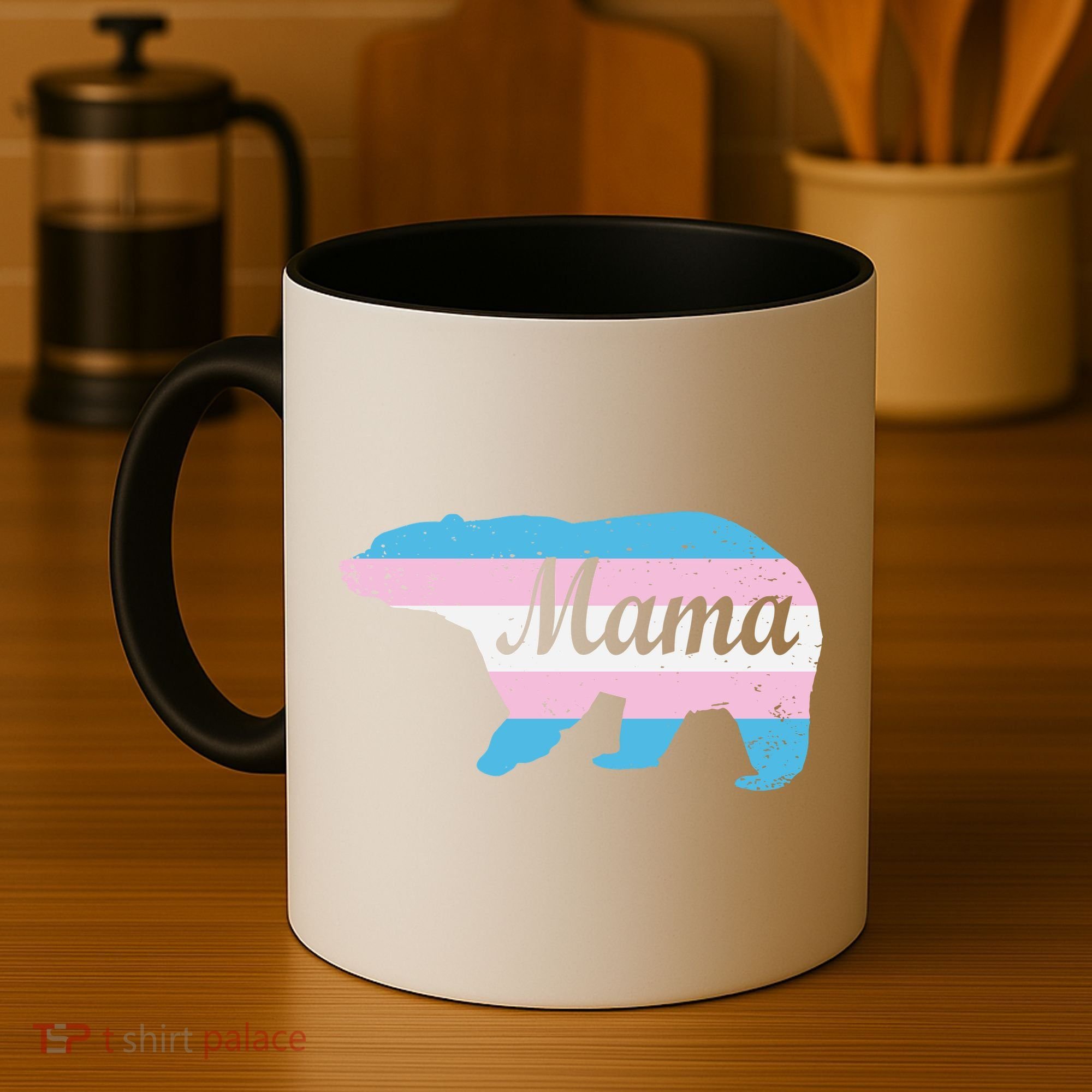 Mama Bear Pride Flag Coffee Mug