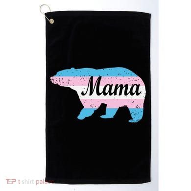 Mama Bear Pride Flag Golf Towel