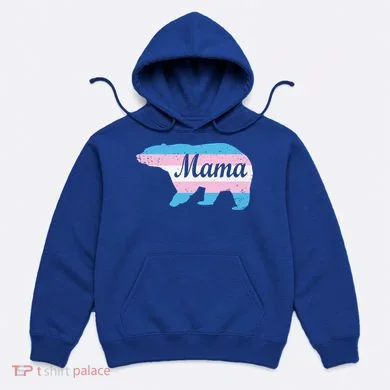 Mama Bear Pride Flag Hoodie