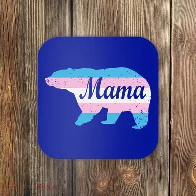 Mama Bear Pride Flag Coaster