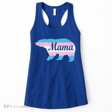 Mama Bear Pride Flag Women's Tank Top