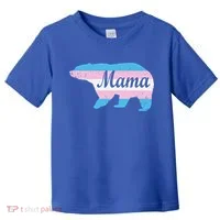 Mama Bear Pride Flag Toddler T-Shirt thumb 0