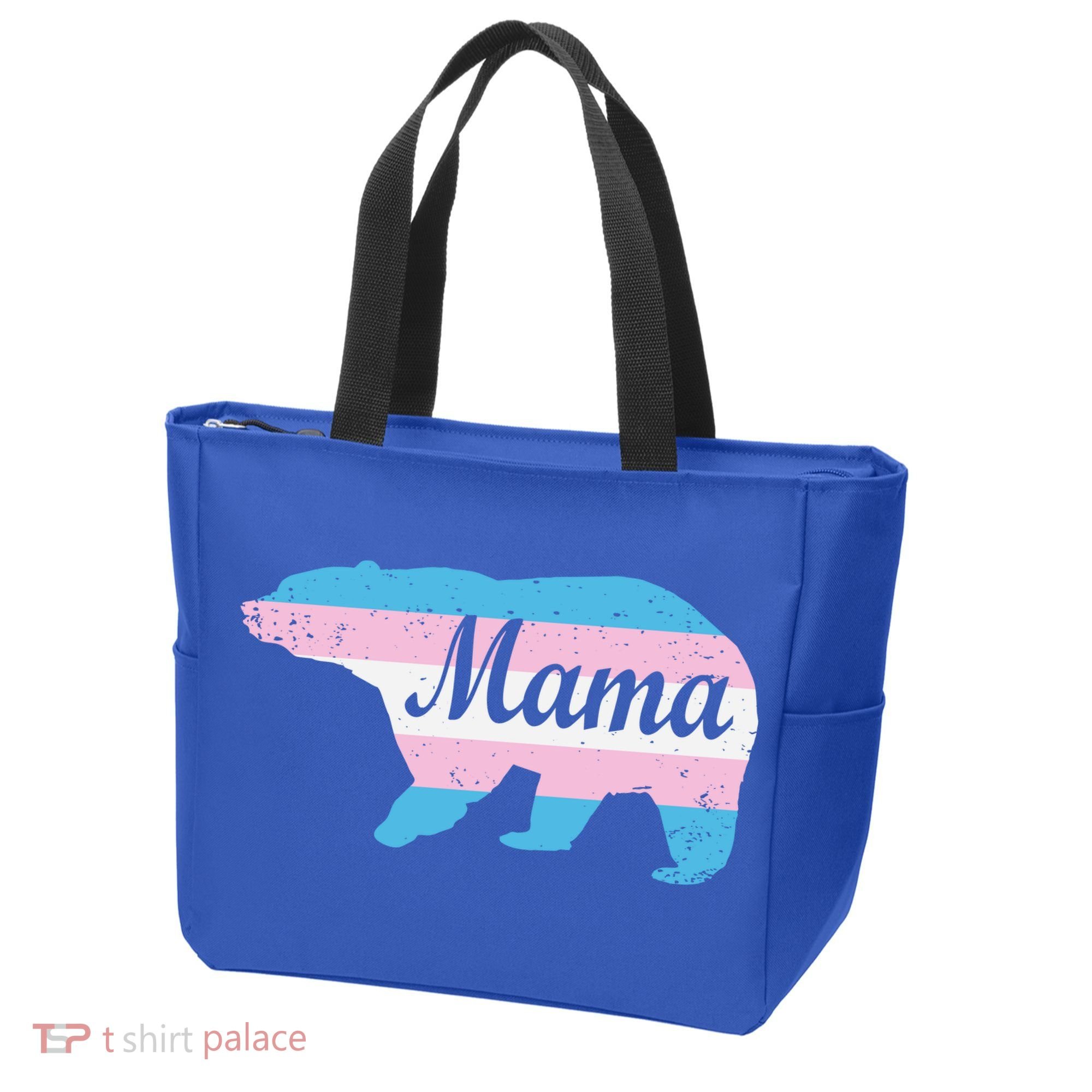 Mama Bear Pride Flag Tote Bag