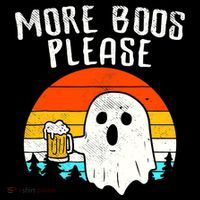 More Boos Please Ghost Beer Funny Halloween Beer Drinking Women's Hoodie thumb 2