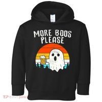 More Boos Please Ghost Beer Funny Halloween Beer Drinking Toddler Hoodie thumb 0
