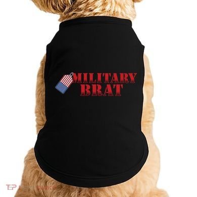 Military Brat Patriotic Gift Doggie Tank