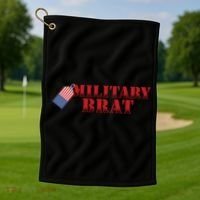 Military Brat Patriotic Gift Golf Towel thumb 1