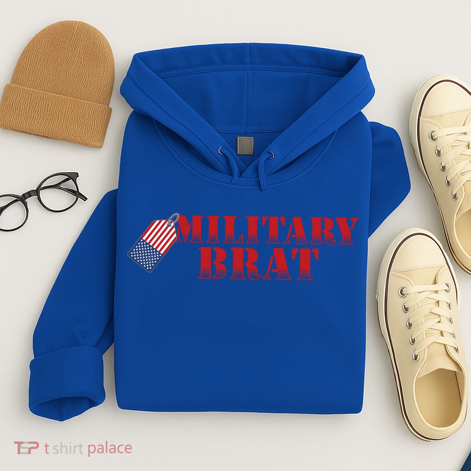 Military Brat Patriotic Gift Hoodie