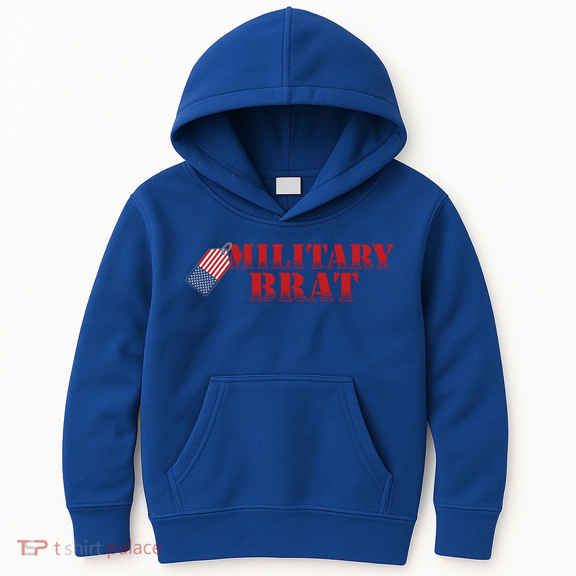 Military Brat Patriotic Gift Kids Hoodie