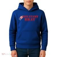 Military Brat Patriotic Gift Kids Hoodie thumb 4