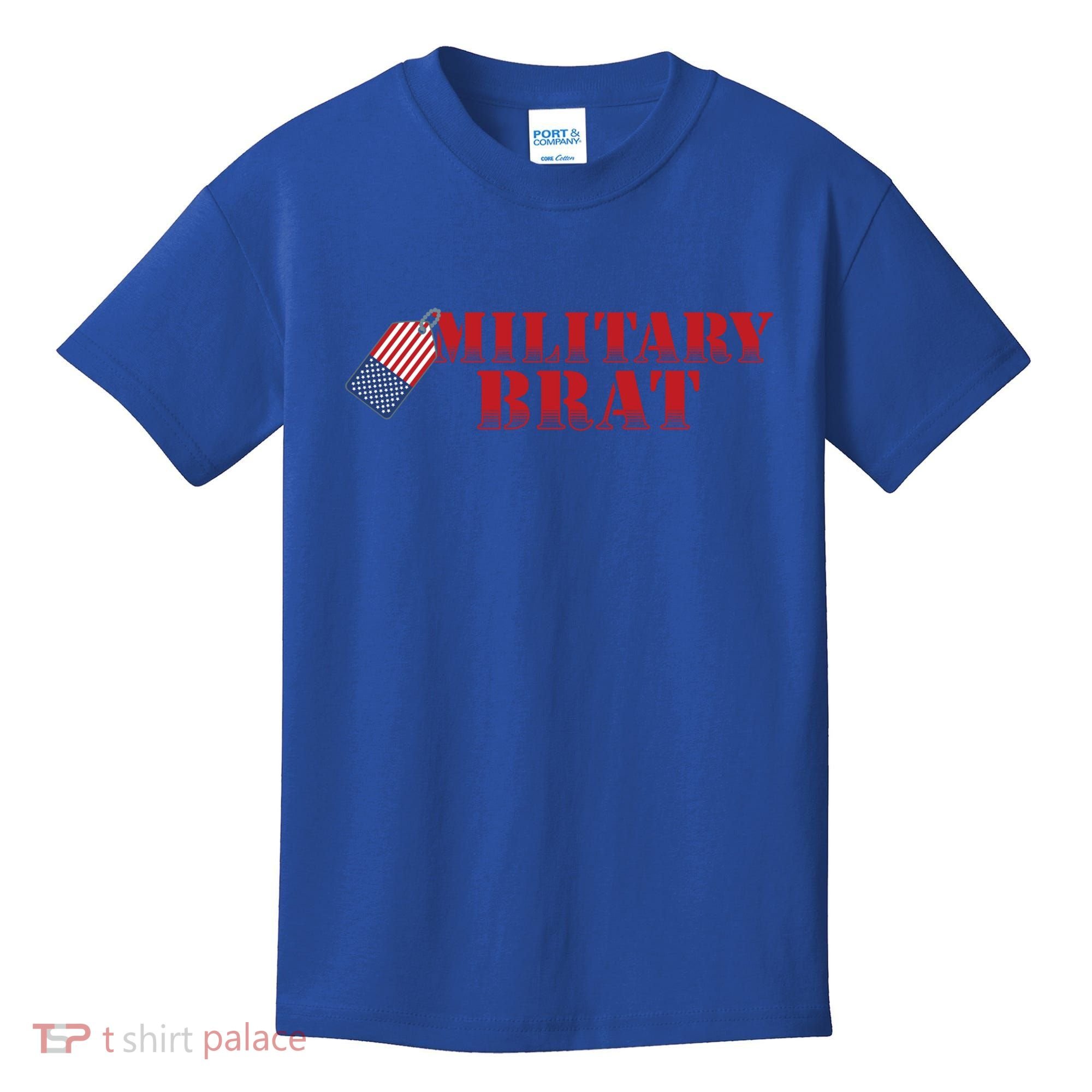 Military Brat Patriotic Gift Kids T-Shirt