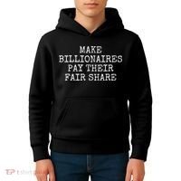 Make Billionaires Pay Their Fair Share Kids Hoodie thumb 4