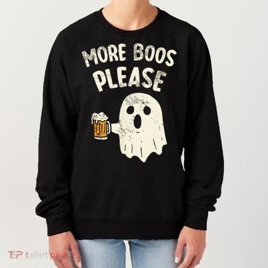 More Boos Please Ghost Beer Halloween Costume Women's Sweatshirt