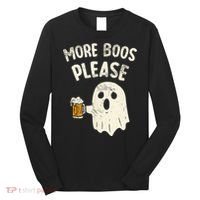 More Boos Please Ghost Beer Halloween Costume Long Sleeve Shirt thumb 0