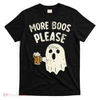More Boos Please Ghost Beer Halloween Costume T-Shirt thumb 0