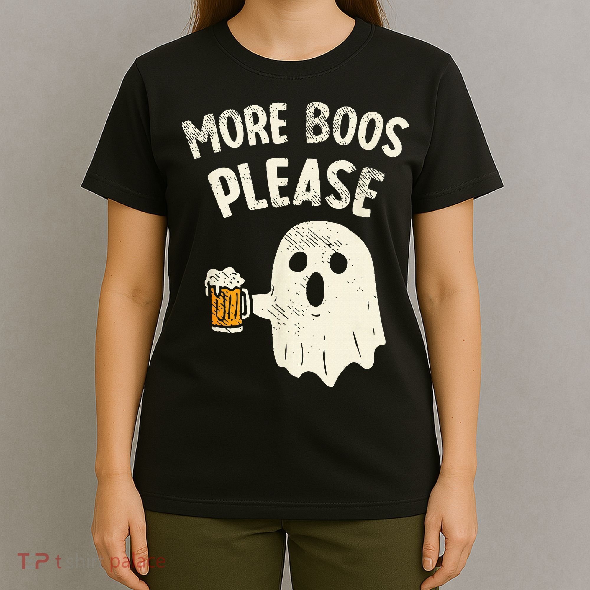 More Boos Please Ghost Beer Halloween Costume T-Shirt