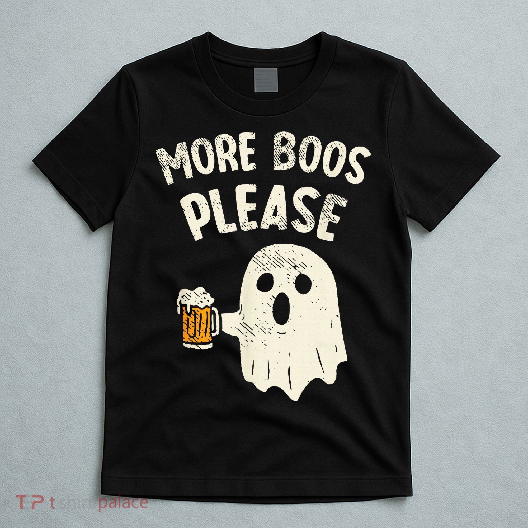More Boos Please Ghost Beer Halloween Costume T-Shirt