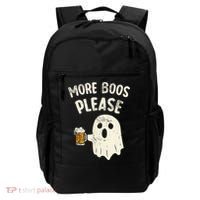 More Boos Please Ghost Beer Halloween Costume Backpack thumb 0