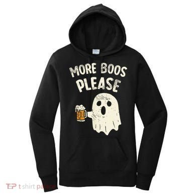 More Boos Please Ghost Beer Halloween Costume Women's Hoodie