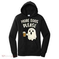 More Boos Please Ghost Beer Halloween Costume Women's Hoodie thumb 0
